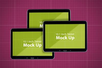 Three Tablets Mockup – Free Download