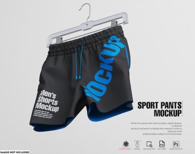 Short Sport Pants for Men Mockup – Free Download