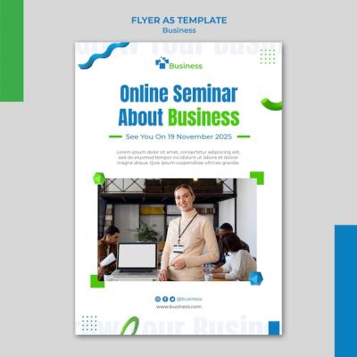 Vertical Flyer Template for Professional Business Growth – Free Download