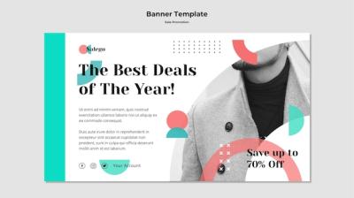 Sale Promotion Banner Template – Free Download