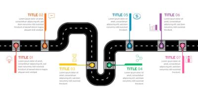 Flat Design Timeline Infographic – Free to Download