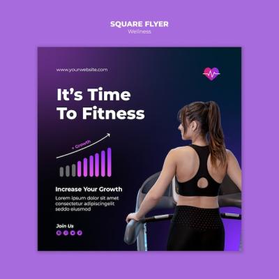 Square Flyer for Wellness Concept – Download Free Stock Photo