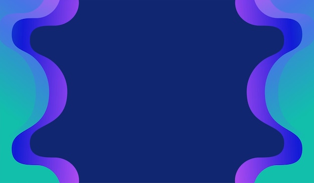 Gradient Purple Liquid Abstract Wave Blue Background Design – Free Download