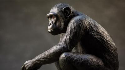 Thinker Monkey Concept Close Up – Free to Download