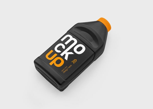 Motor Oil Bottle Mockup – Free Download