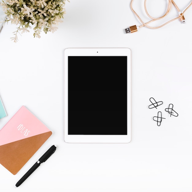 Modern Workplace Essentials: Tablet and Stationery – Free Download