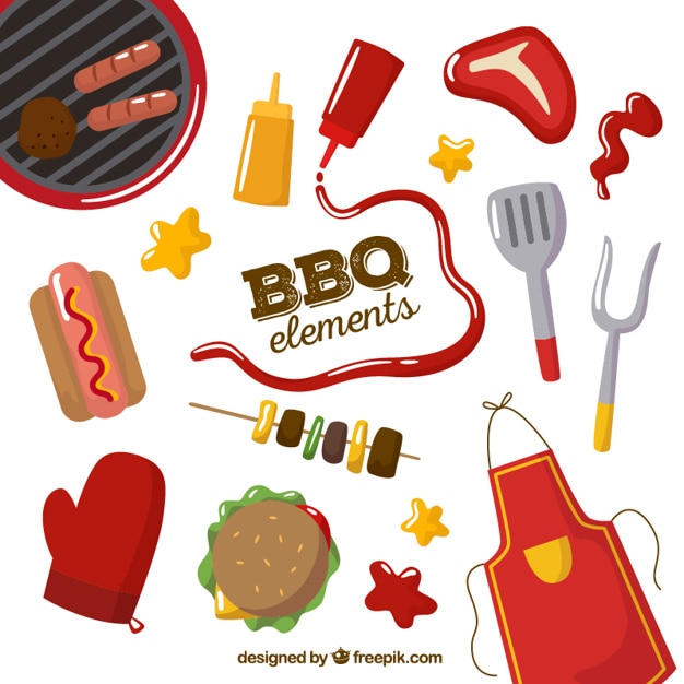 BBQ Elements Set – Download Free Stock Photos