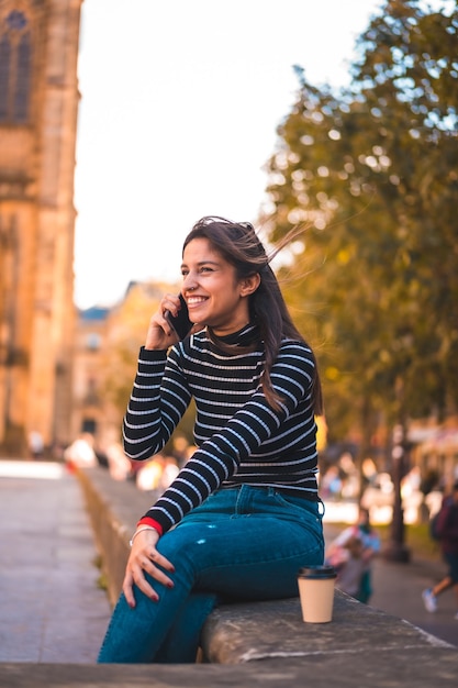 Female Talking on Cellphone – Free Stock Photo for Download