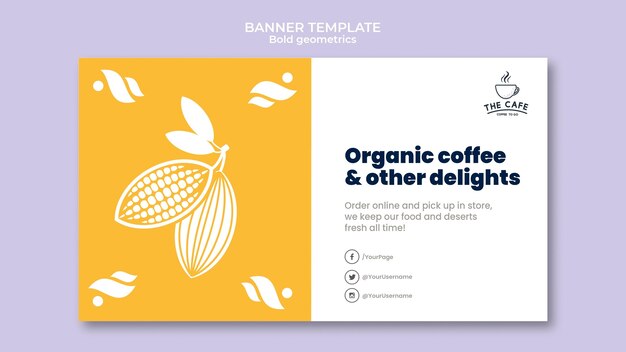 Bold Geometrics Banner Template – Free Download