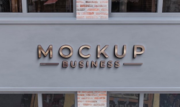 Business Mockup Sign Design – Free Download