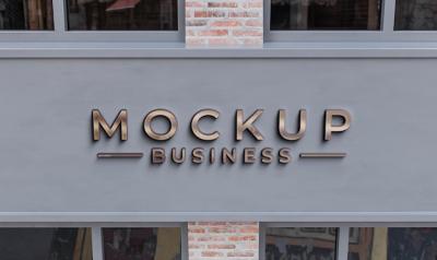 Business Mockup Sign Design – Free Download