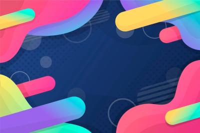 Abstract Colourful Background with Copy Space – Free Download