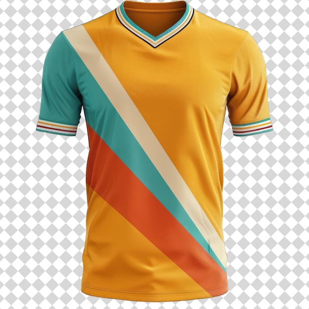 Athletic Jersey Design Template PSD File on Transparent Background – Free Download