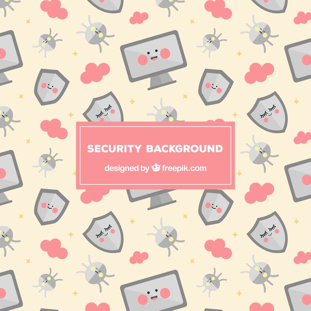 Security Elements Pattern Background – Free Download