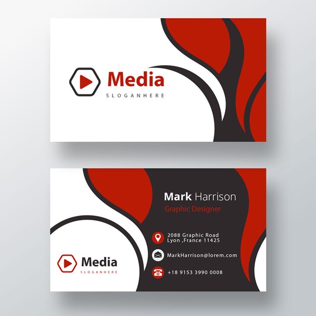 Elegant PSD Business Card Template – Free Download