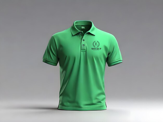 Editable PSD Polo T-Shirt Mockup Design – Free Download