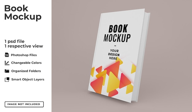 Realistic Modern Book Mockup Template – Free Download