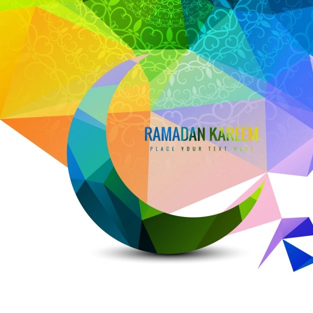 Colorful Ramadan Kareem Background – Free Download