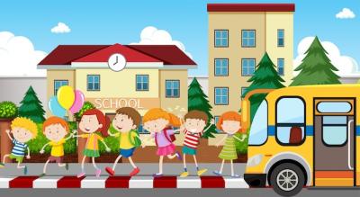 Active Kids Playing in Outdoor Scene – Free to Download