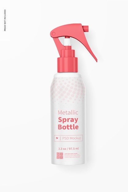 Metallic Spray Bottle Mockup – Free Stock Photo, Download for Free