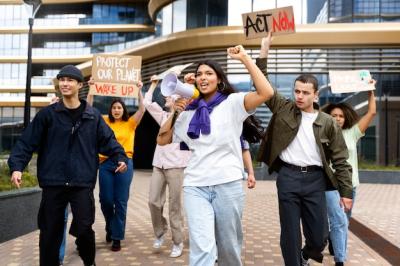 Young Activists Taking Action – Free Stock Photo for Download