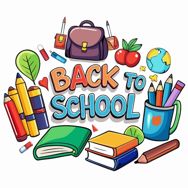 Back to School Fun Illustration – Free Download