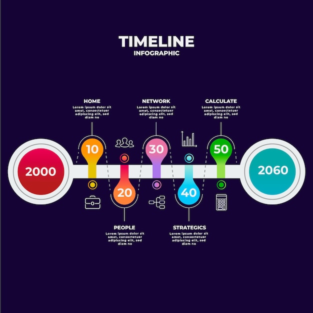 Timeline Infographic Pack – Free Download