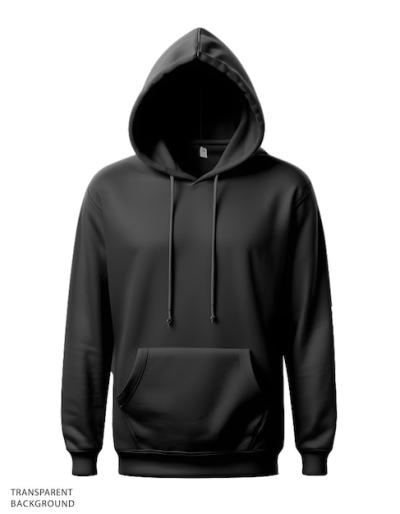 A Black Hoodie on a Crisp White Background – Free to Download