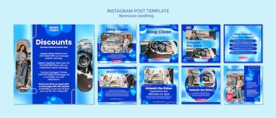 Pressure Washing Template Design – Free Download