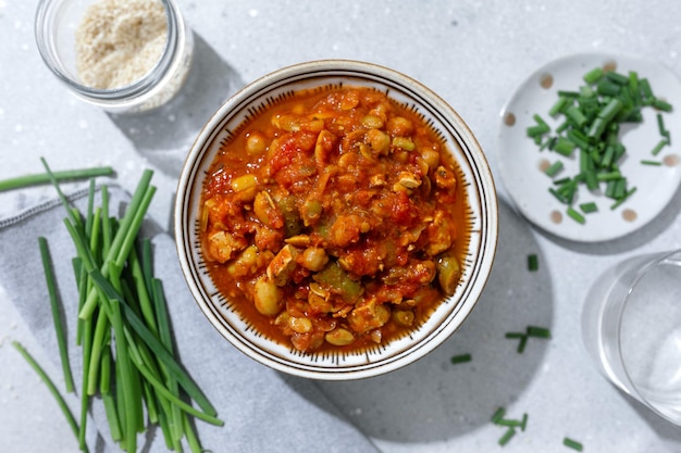 Tasty Stew Goulash with Vegetables in a Bowl – Free Download