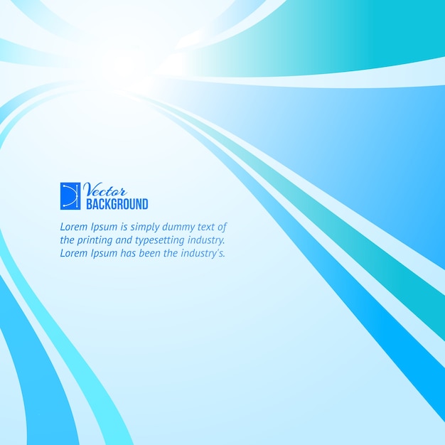 Straight Lines Abstract Vector Template – Free Download