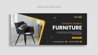 Minimal Furniture Facebook Cover Page Template – Free Download