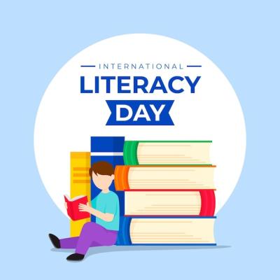 International Literacy Day Flat Vector Template – Free Download