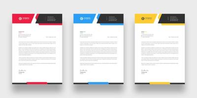 Modern Business Letterhead Template for Free Download