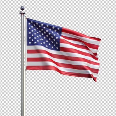 USA America Flag with Pole – Free Download, Download Free Stock Photo