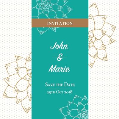 Wedding Card Template – Free Download, Free Stock Photo