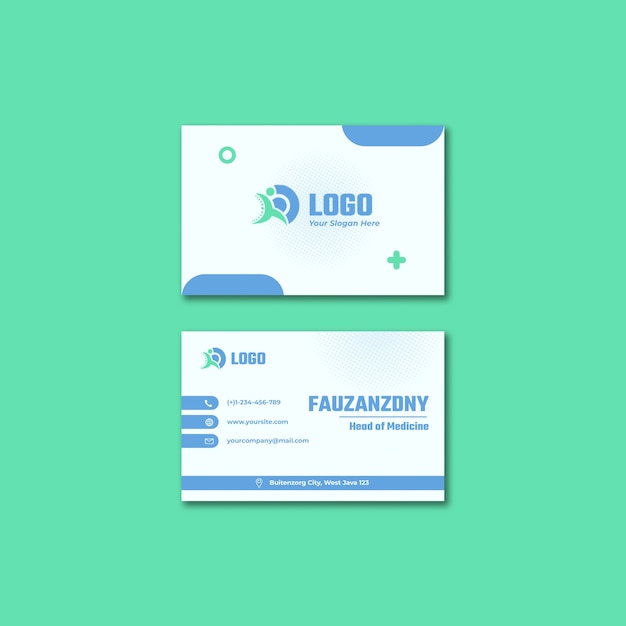 Sports Physiotherapy Business Card Template – Free Download