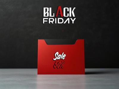 Black Friday Card or Template Background Image – Free Download