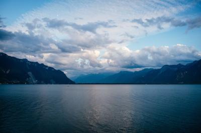 Sky Above Lac Leman – Free Stock Photo for Download