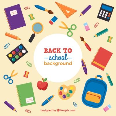 Assortment of School Materials – Free to Download