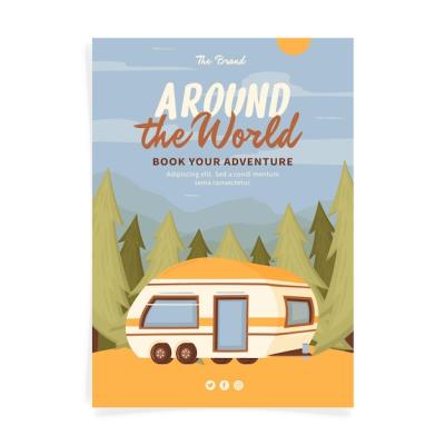 Hand Drawn Adventure Flyer – Free Download