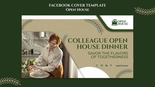 Open House Template Design – Free Download