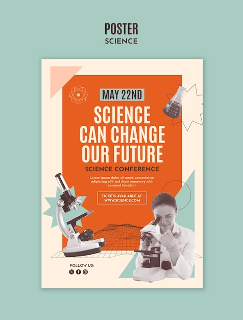 Science Template Design for Creative Projects – Free Download