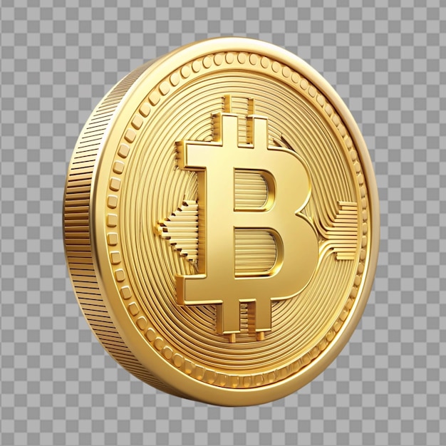 Bitcoin Icon on Transparent Background – Free Download