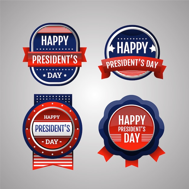 Presidents Day Badges Collection – Free Download, Free Stock Photo