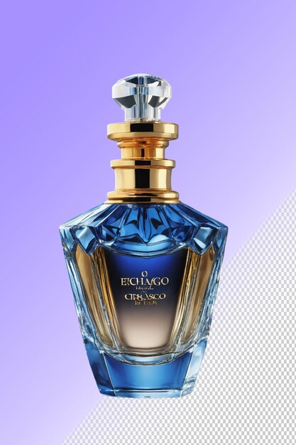 3D Perfume PSD on Transparent Background – Free Download