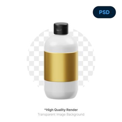 3D Icon of a Shampoo Bottle – Free Stock Photo for Download