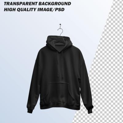 Hoodie Mockup on Transparent Background – Free Download