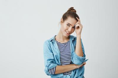 Bright Side of Life: Cheerful Young Student Portrait – Free Stock Photo Download