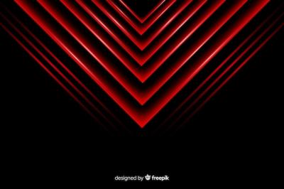 Geometric Red Triangle Lights Background – Free Download